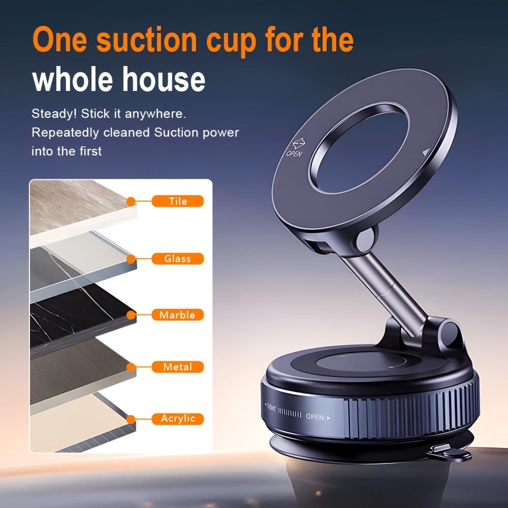 360 ° Rotating Magnetic Phone Holder, Foldable and Retractable, ABS Material, Portable, Suitable for Car/travel/gym/smooth Mirror