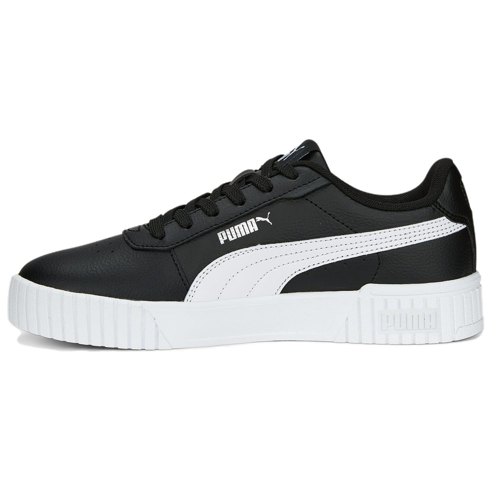 

Puma Carina 2.0 Кожаные низкие кроссовки Женские кроссовки Черный Белый 385849-10 39