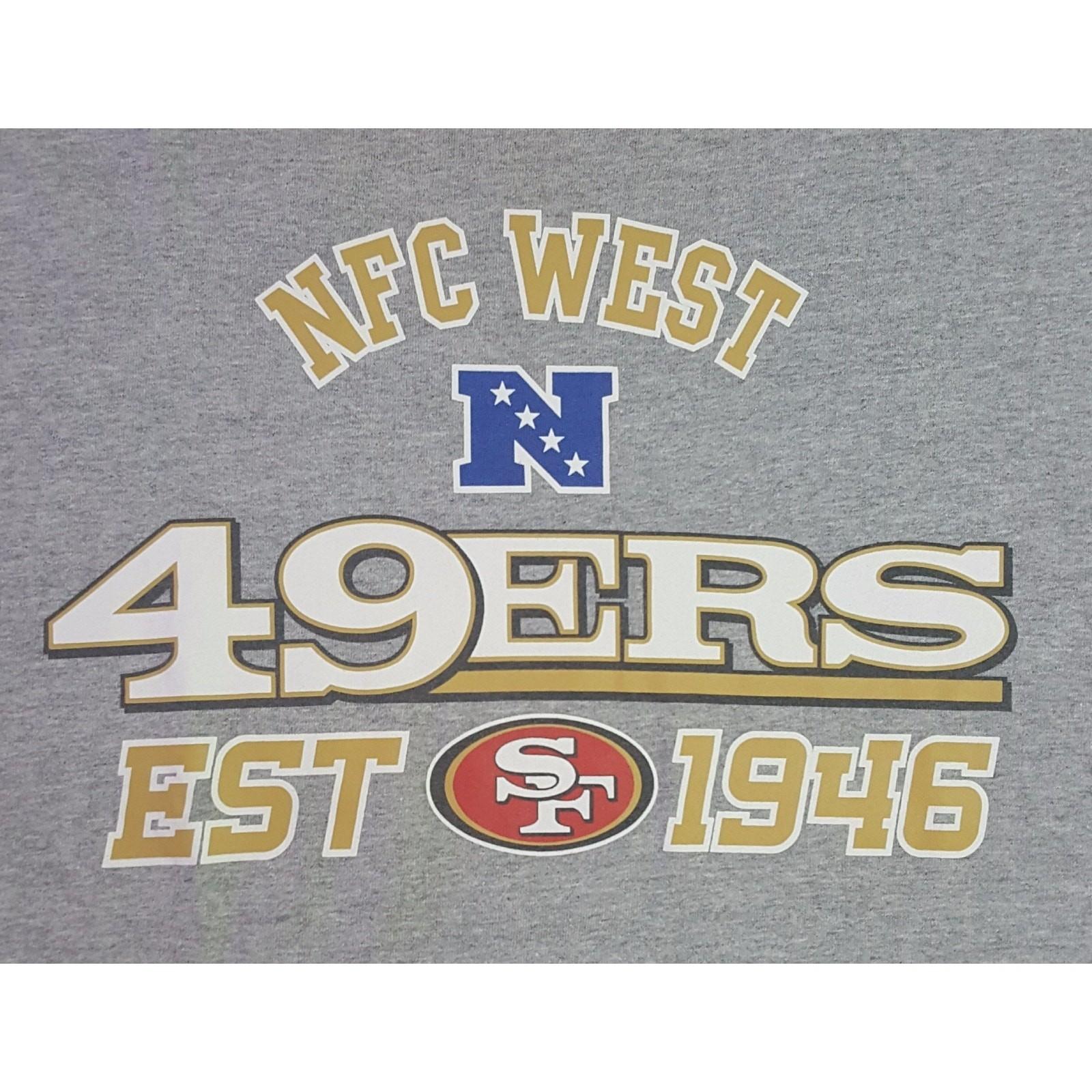 San Francisco 49ers NFC West EST.1946 T-Shirt Size Large XXL