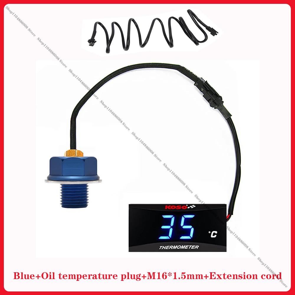 Motorcycle Temperature Measuring Instrument Koso Cylinder Head Temperature Sensor Water Temperature Gauge Oil Tempera Instrument