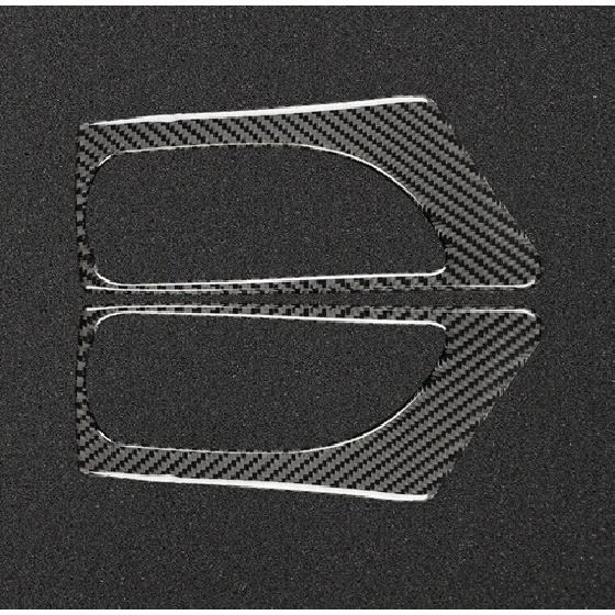 For Lexus IS 2013-2022 300 350 Carbon Fiber Front Door Interior Handle Cover 2pc