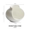 Household White Porcelain Lace Soup Bowl, Creative Ceramic Dry Ice Plate, Noodle Bowl, Salad Bowl, Irregular Tableware