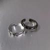 Y2K Retro Ring Open for Men Women Old Style Ring Hip Hop Punk Geometry Couple Ring Declaration Party Jewelry Gifts