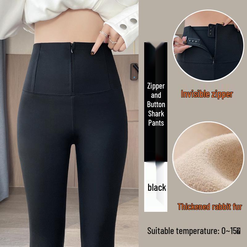 Invisible Zipper Women's High Waist Tummy Control Yoga Pants - Slimming, Comfortable, Butt Lift Base Layer for Spring & Autumn