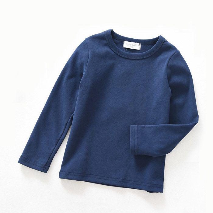 Dětské elastické bavlněné tričko s dlouhým rukávem - Bonbónová barva podzimní oblečení