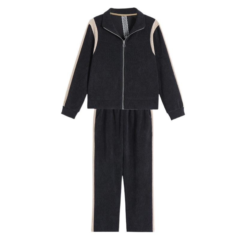 Autumn Casual Two-Piece Set for Middle-Aged Women - Plus Size Fashionable Sportswear