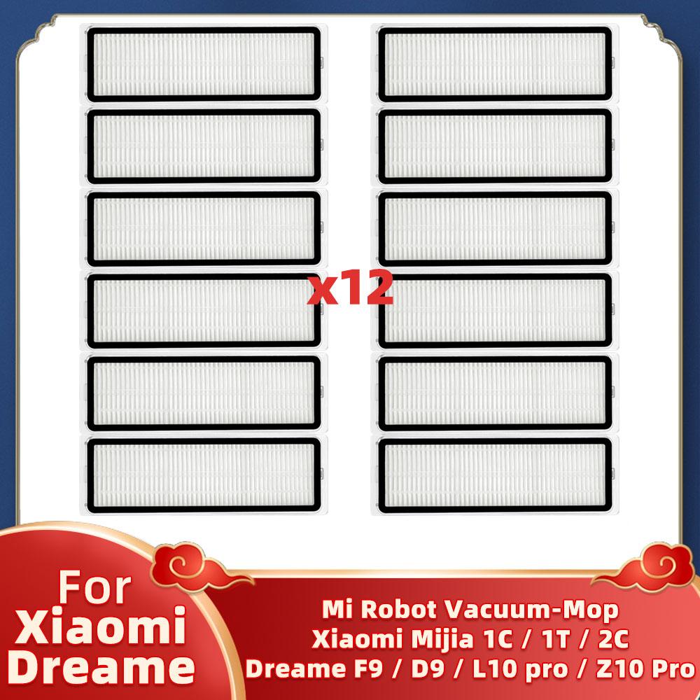 Fit For Xiaomi Mi Robot Mijia 1C / 1T / 2C Dreame F9 / D9 / D9 Pro / D9 Max / L10 Pro / Z10 Pro Main Side Brush Mop Cloth Parts