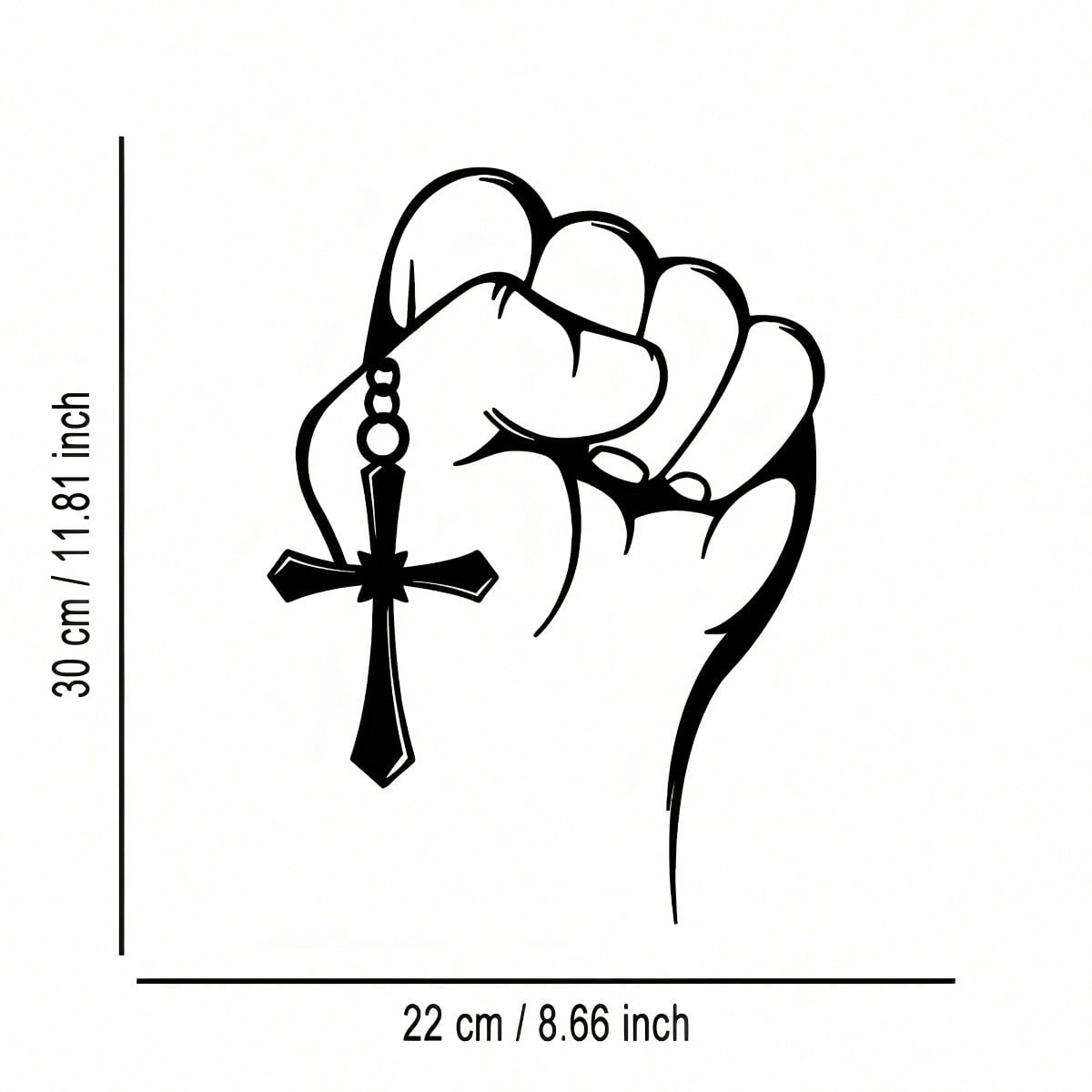 Ornamental Prayer Metal Wall Plaque Inspirational Gift Home Decor разноцветный