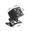 Wide Angle Car Rearview Camera Rear View Video Vehicle Camera Backup Reverse Camera 4/8/12 LED Night Vision Parking Camera