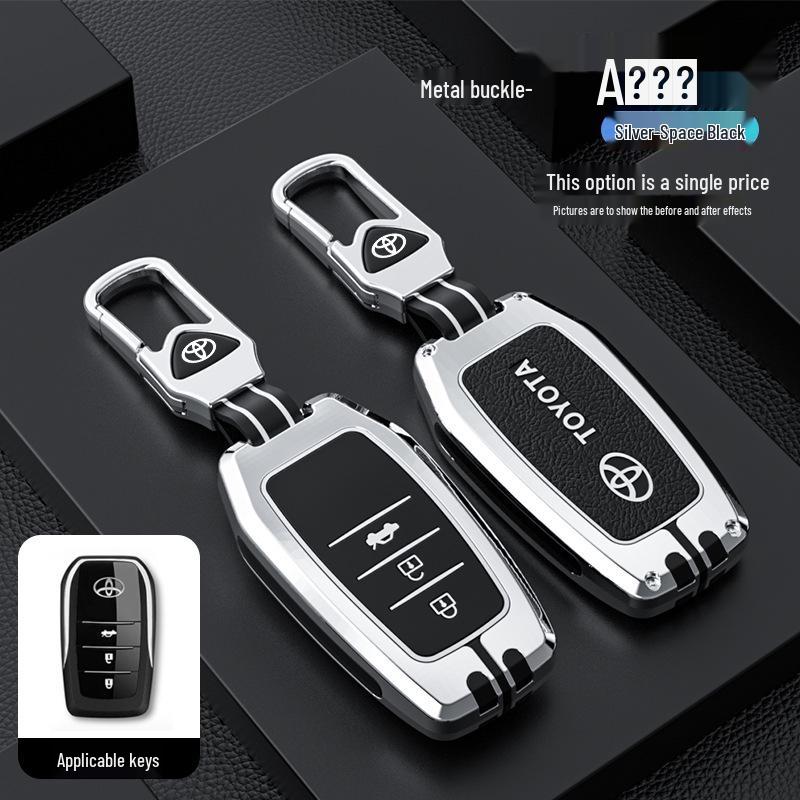 High-Grade Alloy Protective Key Cover for 8th Gen Toyota Camry (25 Models)