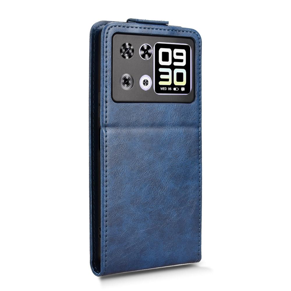 For Cubot P90 Stand Case Magnetic Clasp Vertical Flip Leather Phone Cover with Card Holder