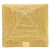 Pyramid Sand Table Sculpture Home Decor Vintage Model Egyptian Resin Housewarming Gift Statue Desktop