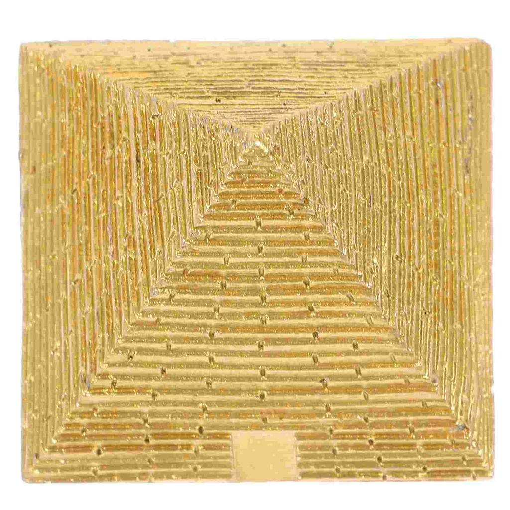 Pyramid Sand Table Sculpture Home Decor Vintage Model Egyptian Resin Housewarming Gift Statue Desktop