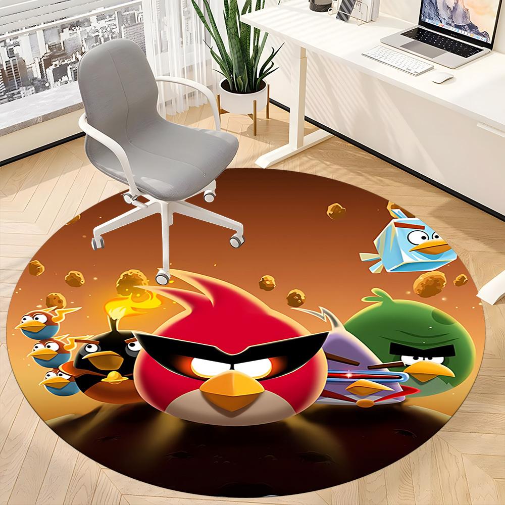 1pc Office Round Area Rug, Bedroom Living Room Home Decor, Room Deco,  Offic a1016151