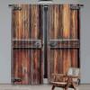 Bauernhaus Rustikale Scheunentüren Vorhänge Vintage Hütte Landhaus Geeignet Schlafzimmer Wohnzimmer Esszimmer Badezimmer Set von 2 Hergestellt Polyester Dekor