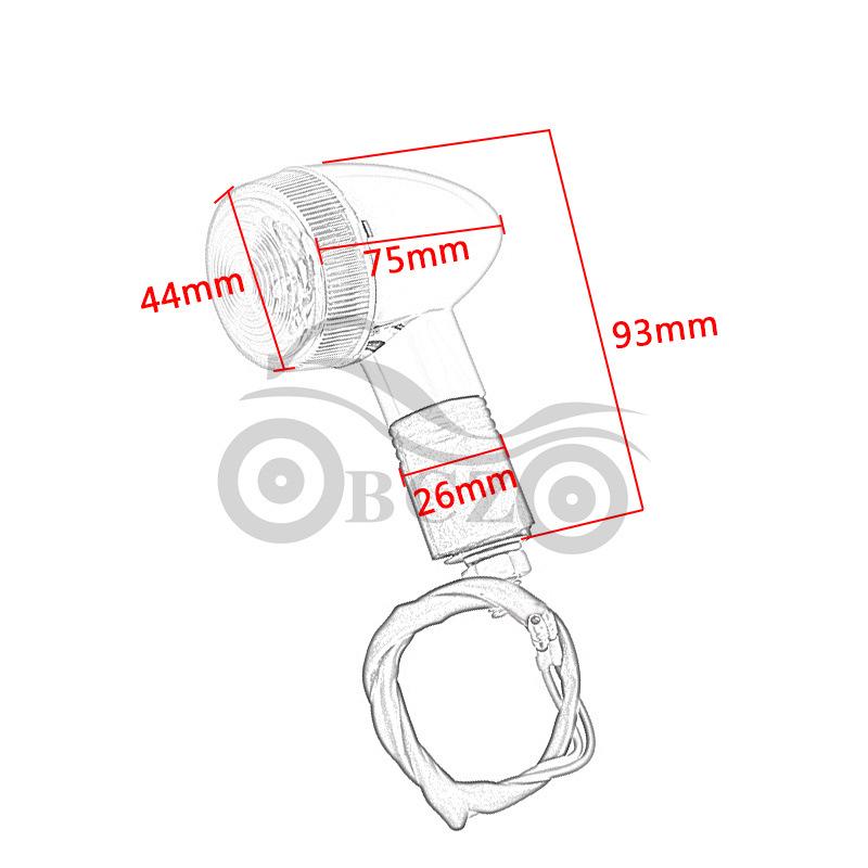 High-Quality Harley Cruiser Turn Signal Lights for Motorcycles