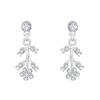 American Diamond Style Silver Plated Necklace with Earrings Jewellery Set for Women – Perfect for Party, Wedding, and Engagement