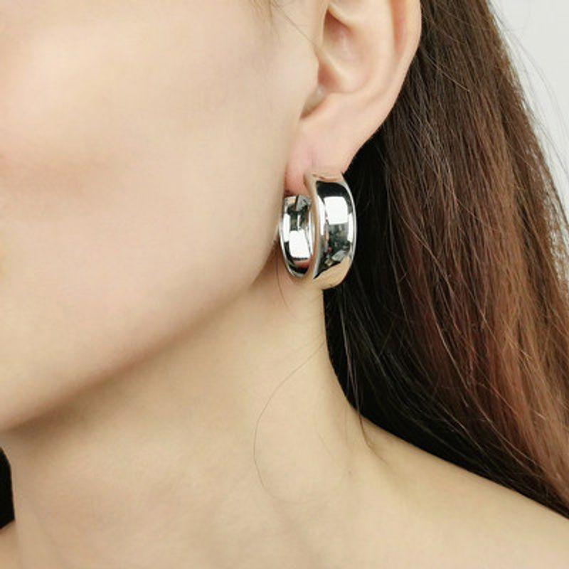 Fashion Best-Seller Glossy Alloy Bar Ball Collar Fe1773 Silver 3cm
