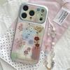 Retro Floral Patchwork Case for iPhone 17/16 Pro Max/15/14 - Stylish & Vibrant Design