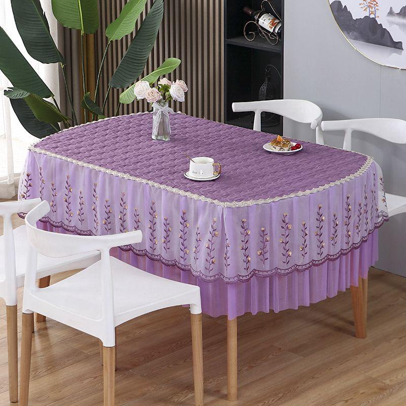 New Elliptical Dining Table Cloth Living Room Dining Table Cloth Rectangular Dining Table Cloth Mat