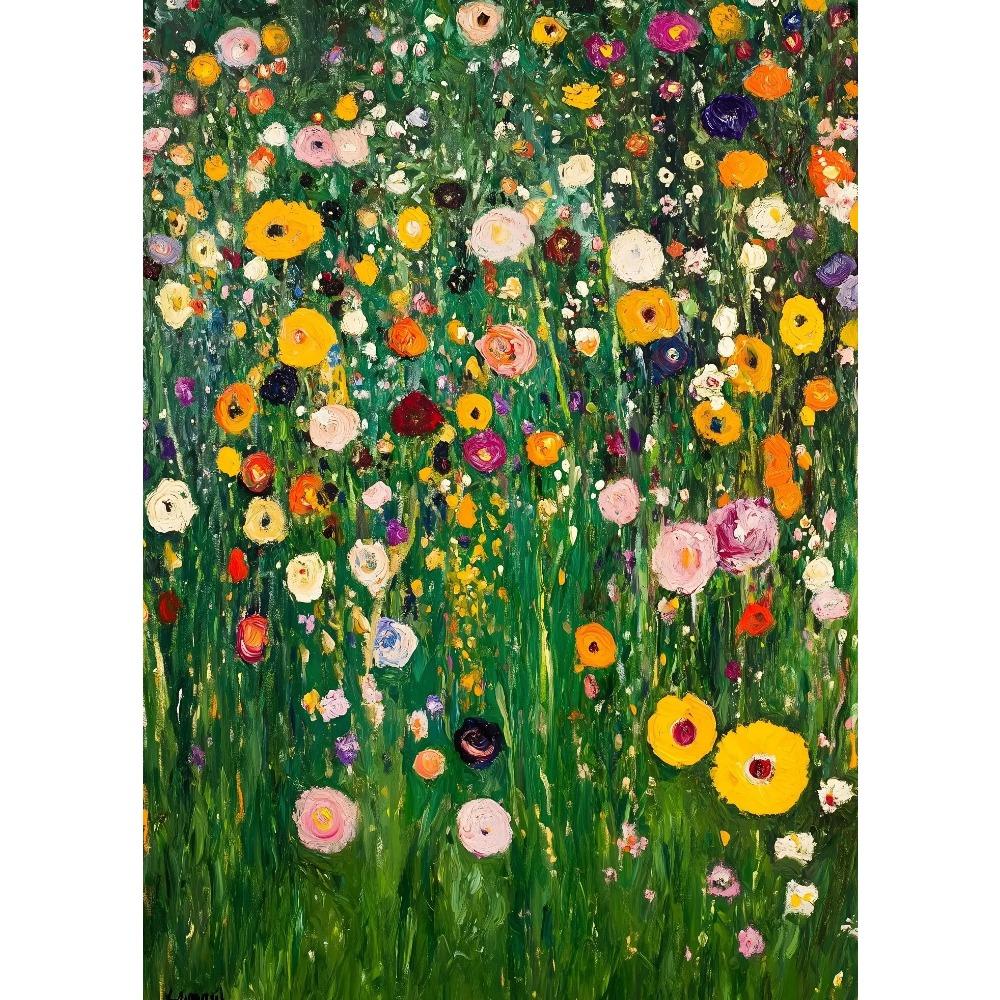 Floral Garden Village Night Tree Gustav Klimt Exhibition Poster Canvas Painting Print Wall for Living Room Home Decor Cuadros