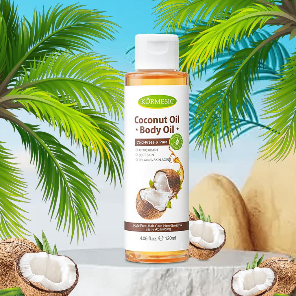 1PC Coconut Body Massage Oil, Personal Body Care Essential Oil,Moisturize And Hydrate Skin,Soften An