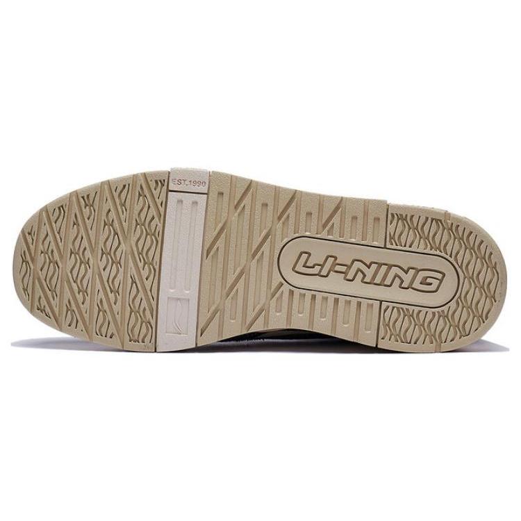 Li Ning 001 BTC PRM Cushioning, Wear Resistant Low Top Skateboard Shoes Men's Black AGCT219-1
