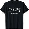 Phelps New York NY Vintage Athletisches Sportdesign T-Shirt