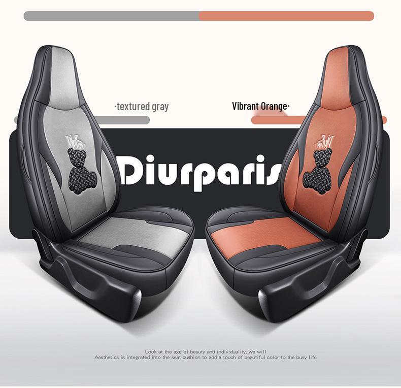 Leapmotor T03 Universal Cartoon Car Seat Cover - Full Coverage, All-Season Tech Fabric.