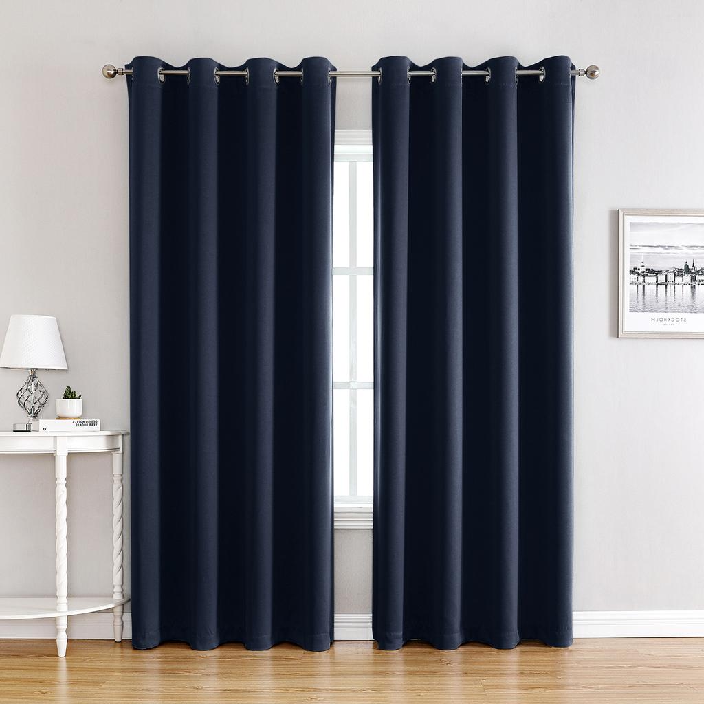 Home Decoration Living Room Bedroom Simple Multi-Color High Precision Blackout Heat Insulation Windshield Curtain Fabric