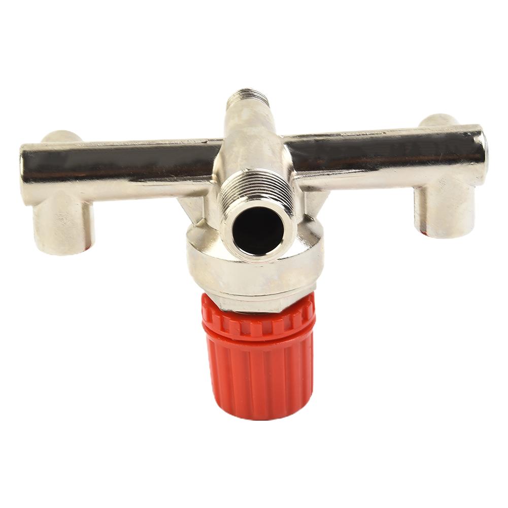 Double Outlet Tube Air Compressor Switch-Pressure Regulator Valve Fitting-Part
