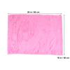 Flannel Pet Blanket Premium Fleece Cozy Warm Bedding For Small Animals Lightweight Solid Color Pink