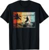 Beach Surfing Surfboard Vintage Retro Surfboarder Surfer T-Shirt