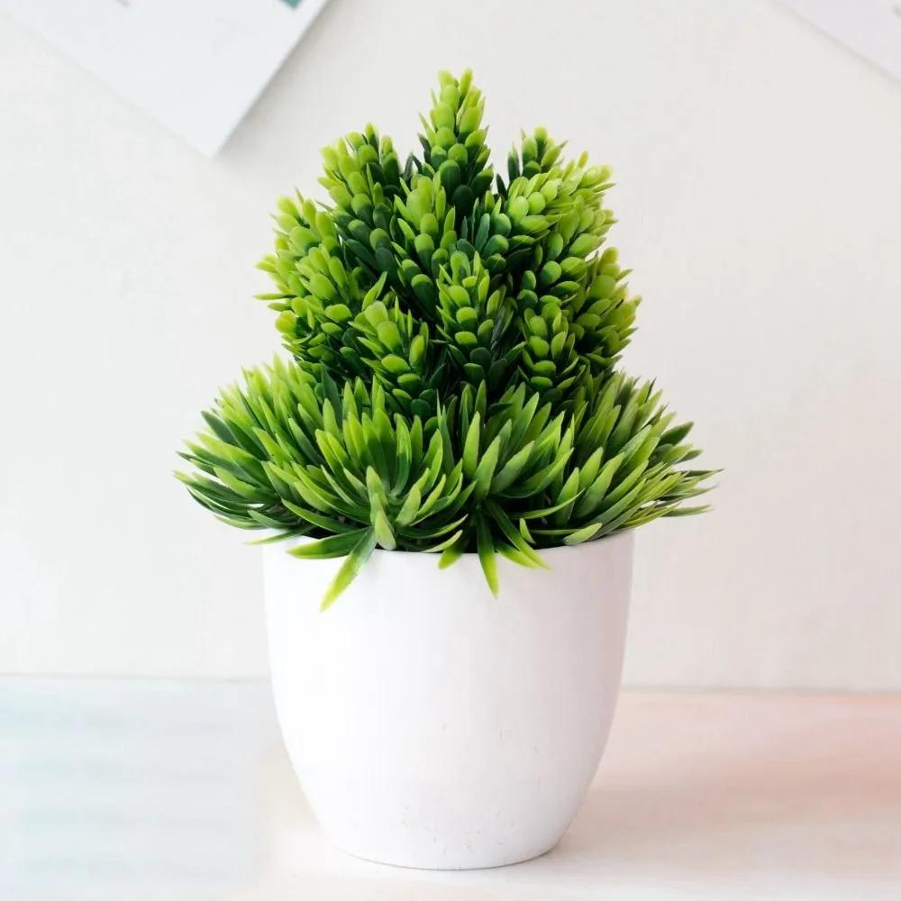 Home Decoration New Artificial Plants Bonsai Pine Garden Small Tree Potted Desk Ornaments Creative Simulation Fake Flowers