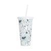 Magical Color Changing Christmas Tumbler Cup With Lid And Straw