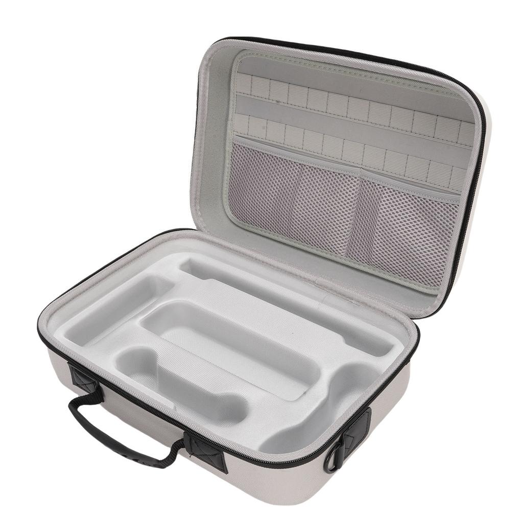 Spielkonsolen-Tragetasche Passend für Switch 2 2025 Schutzhülle Hartschale Tragbare Reisetasche mit 2 Taschen Weiß