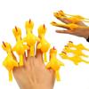 1PC Slings Rubber Chicken Finger Toys Finger Stretchy Shoot Novelty Children Toys Antistress Kids Adult Toys Games Funny Gift