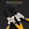 Portable 7inch Internal External Pliers Retaining Clips Carbon Steel Multifunctional Snap Ring Circlip Pliers For Hand Tool