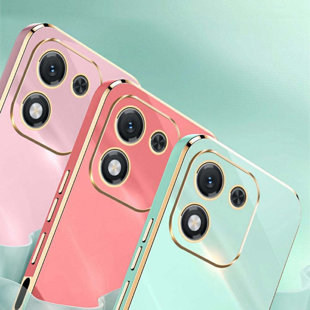

XINLI For Honor X70i Case TPU Phone Cover with Electroplating Frame Blue