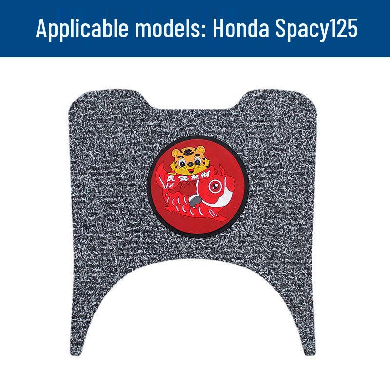 These silk foot pedal mats fit 26 Honda Spacy models and are waterproof, sun-proof, stain-resistant, and wear-resistant. A must-have accessory!