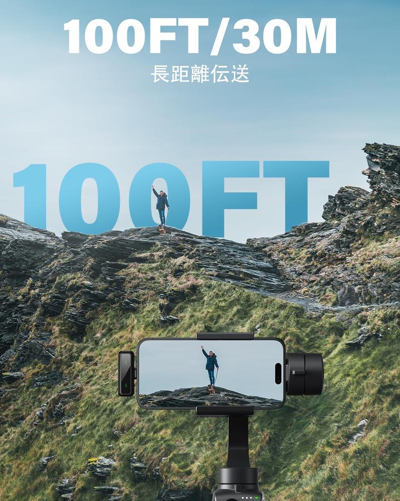 [2025 Ny Kragemikrofon] Trådløs Kragemikrofon, Kompatibel med iPhoneAndroid, Samtidig Bruk for To Personer, Øyeblikkelig Tilkobling, Støy