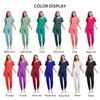 Multicolor Clinical Scrubs Set Uniforms Beautician Lab Workwear Pocket Medical Nurse Nursing Uniforms Vet Work Clothes