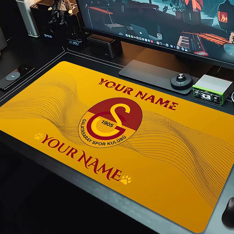 Galatasaray S.K Print Cushion Non-slip Laptop Tablet Big Mousepad XXL Mat Mini PC Playmat With Lock Edge