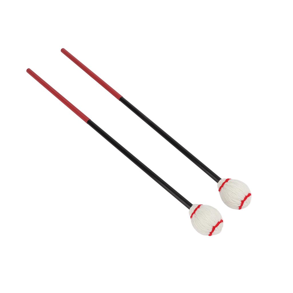 Marimba Mallet Xylophone Stick Hammer Wooden Handle Set Kit Instrument Accessory