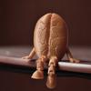 3D Printed Coffee Bean/Cup Figurines with Articulated Leg Fidgety Toy Ornament for Home Office Desktop Decorations Gift