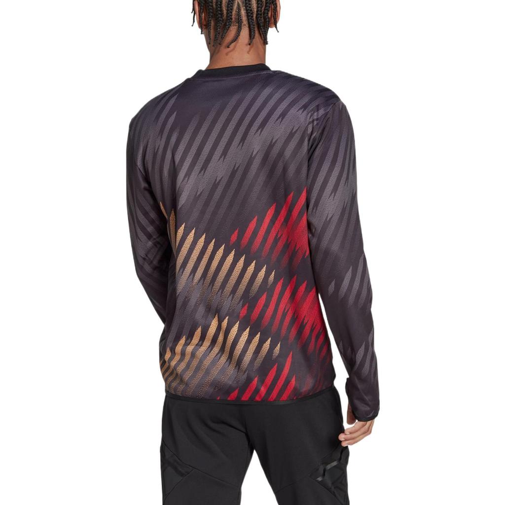 Adidas Sweatshirts Men's Black Crew Neck Moderate Other HC1285