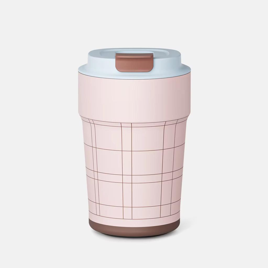 Custom Logo Coffee Mug Stainless Steel Thermos Cup Water Bottles 380mL Vacuum Portable Flask Tumblers Cups Water Bottle