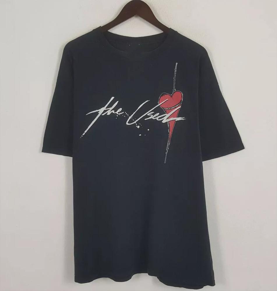 The Used American Band T Shirt balck Unisex Basic short sleeve EG1125 Unisex T-Shirt XL