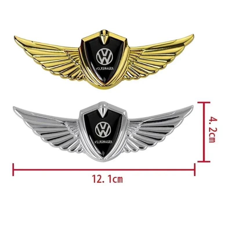 New Metal Car Side Body 3D Stickers Rear Badge for Volkswagen Golf Bora Beetle Scirocco POLO Sharan Sagitar Magotan CC Acce