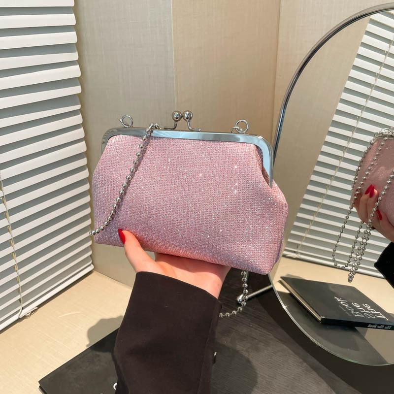 Sequined Versatile Cheongsam Bag 2025 New Pearl Handbag Mini Chain Messenger Versatile Cosmetic Bag Women